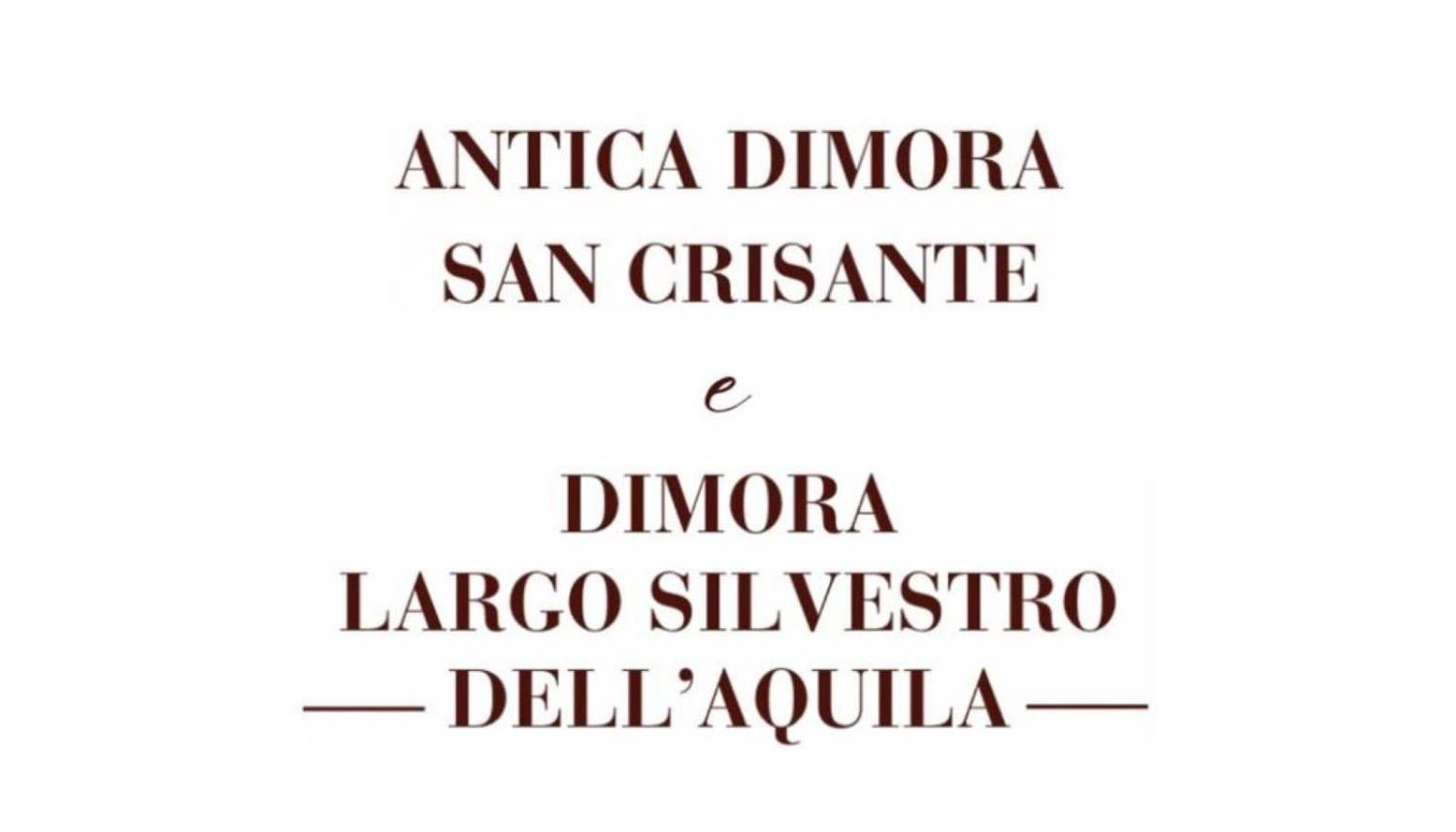 Antica Dimora San Crisante - Centro Storico Appartement LʼAquila Buitenkant foto